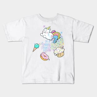 I'M A SPARKING SPRINKLES CATICORN Kids T-Shirt